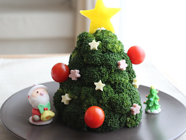 クリスマスに ブロッコリーのツリーサラダ レシピ 作り方 By 子供と作るウチご飯 クックパッド
