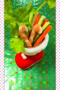 クリスマス☆スティックサラダ♪