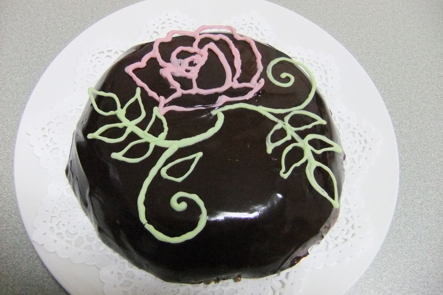 ケーキのデコレーションの画像