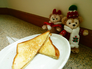 サクッ！うまっ！バター苺トースト☆♪の写真