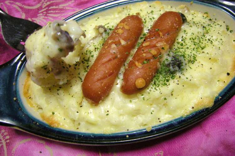 冷やご飯で簡単 なんちゃってドリア レシピ 作り方 By ぐびぐびぷは クックパッド 簡単おいしいみんなのレシピが375万品