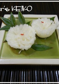 【農家のレシピ】菊花かぶの甘酢漬け