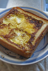 朝食に♪市松模様の簡単フレンチトースト