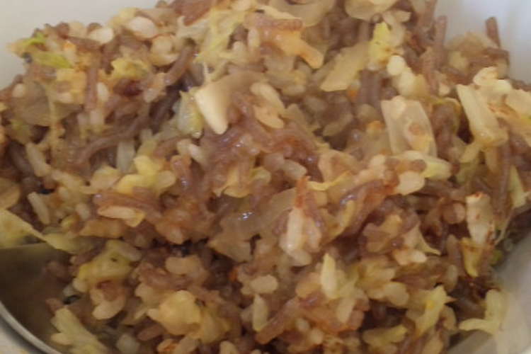 そば飯 チャーハン 蒟蒻飯 レシピ 作り方 By 山菜ママ クックパッド