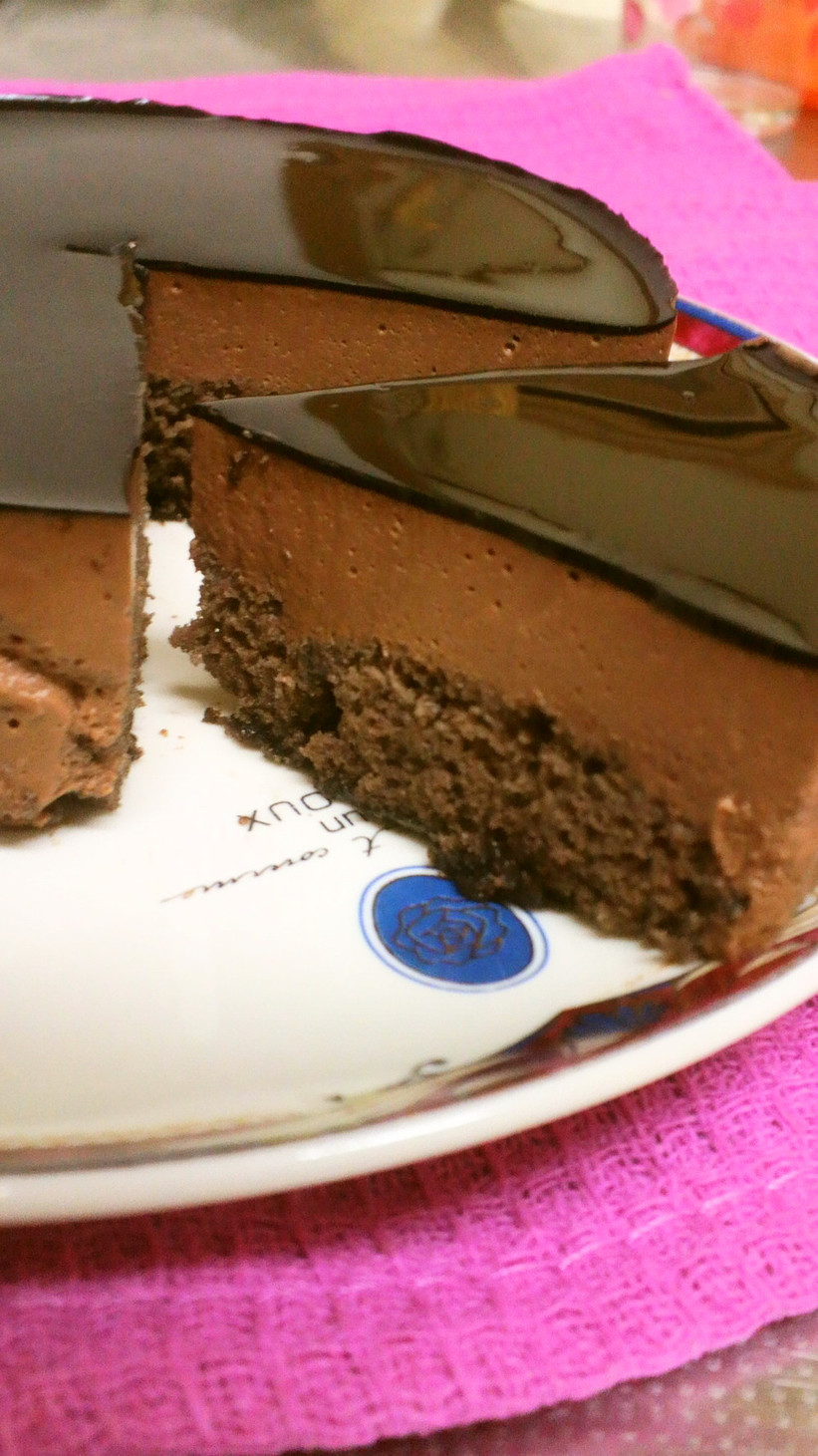 チョコレートのムースケーキ☆の画像