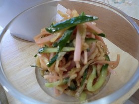 切り干し大根の中華風サラダ