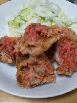 お好み焼き風!?(笑)な豚天♪