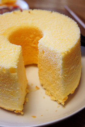 チェダーチーズなチーズシフォン♪