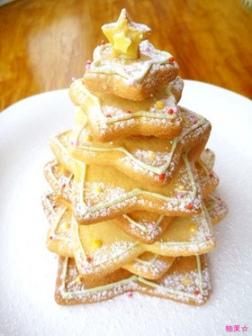 *クリスマスツリークッキー*