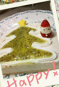 林檎と蜂蜜ヨーグルト＊クリスマスケーキ