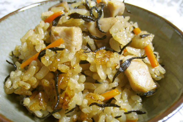 簡単で旨い 芽ひじきと鶏肉の炊き込みご飯 レシピ 作り方 By りーかる クックパッド