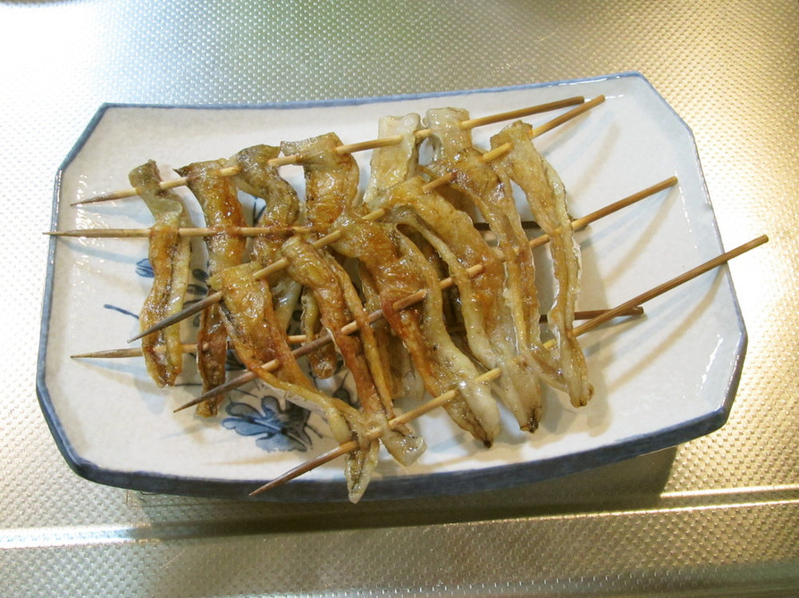 タチウオの腹身で　最高の串焼きの画像