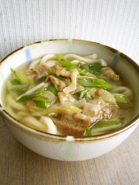 柚子胡椒香る☆ねぎ塩豚うどん