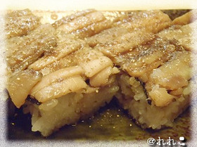 ★おもてなしにも★煮タチウオの押し寿司