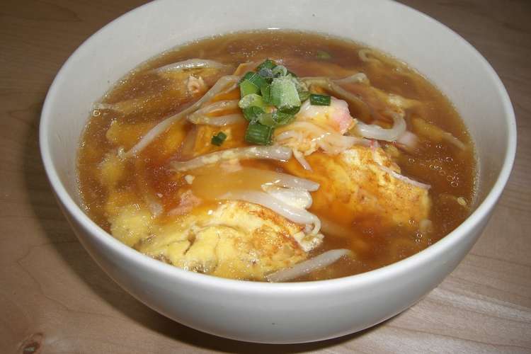 カニカマもやしの天津ラーメン レシピ 作り方 By りゅう しょうママ クックパッド