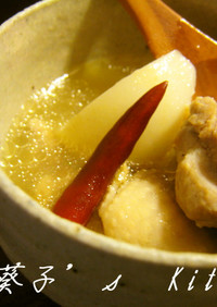 ✿酸っぱ辛い鶏のスープ煮✿