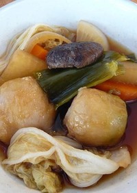 冬野菜醤油スープレシピ