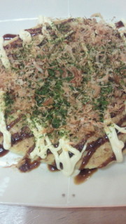 粉不要!大和芋のお好み焼きの写真