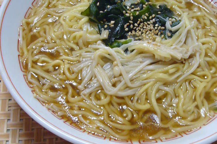 えのきで旨みup ラーメン レシピ 作り方 By 白いカピバラ クックパッド 簡単おいしいみんなのレシピが364万品
