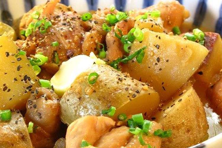 こく旨 鶏肉とじゃが芋の味噌バター煮 レシピ 作り方 By ポルチーニきのこ クックパッド 簡単おいしいみんなのレシピが360万品