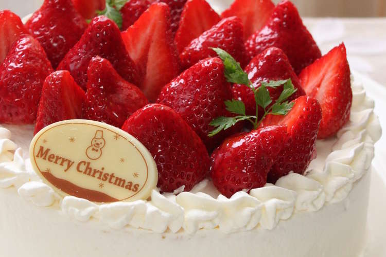 クリスマスに 苺のショートケーキ レシピ 作り方 By あきとママ クックパッド