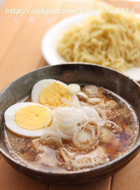 【簡単】インスタントラーメンでつけ麺☆