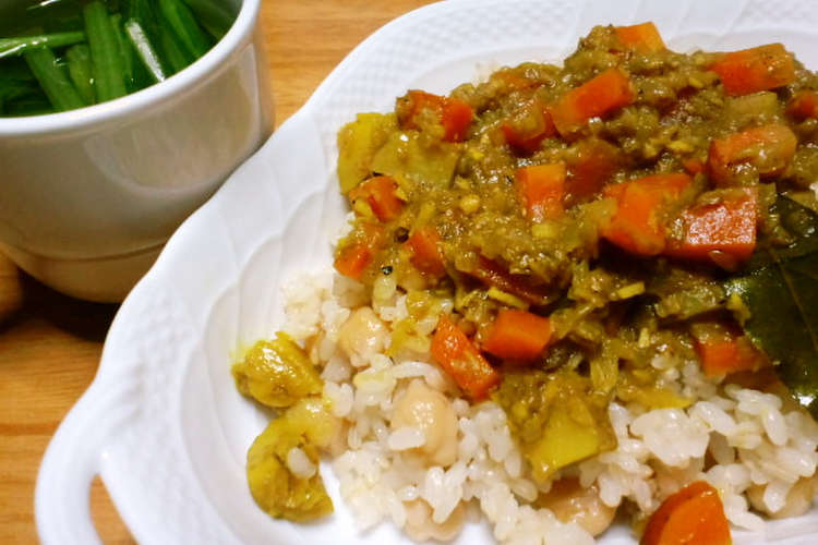 ひよこ豆ご飯とジャガイモと人参のカレー レシピ 作り方 By ももちゃのいえ クックパッド 簡単おいしいみんなのレシピが356万品
