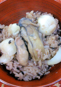 百合根・牡蛎・ジャスミンご飯
