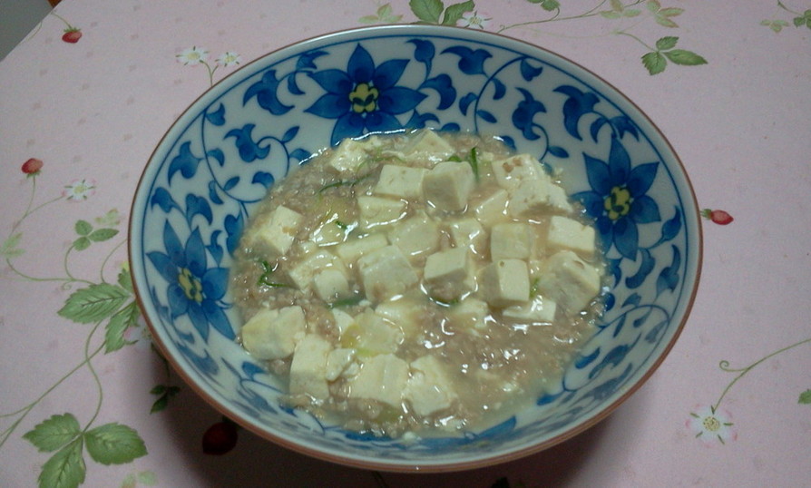 白い麻婆豆腐の画像