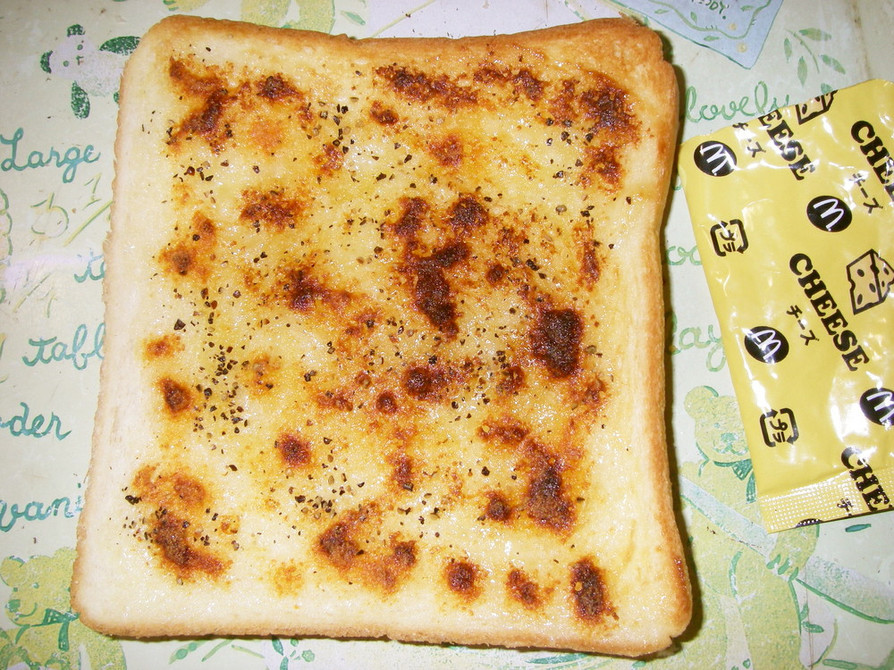 ●シャカシャカチキンのチーズでトースト●の画像