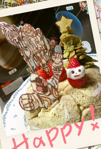 仮面ライダーフォーゼクリスマスケーキ