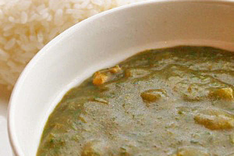 市販のルーで ほうれん草ココナツカレー レシピ 作り方 By うっし クックパッド 簡単おいしいみんなのレシピが352万品