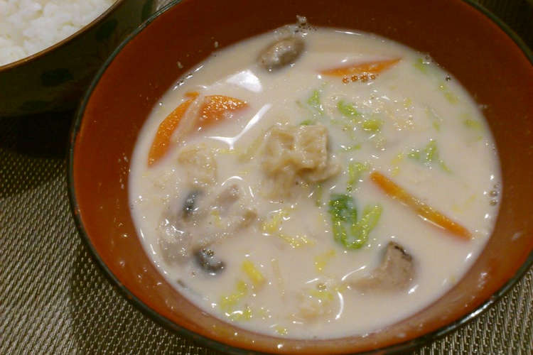 ホタテと白菜の豆乳味噌汁 レシピ 作り方 By Corcor クックパッド