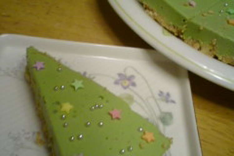 抹茶レアチーズケーキ レシピ 作り方 By あっけちん クックパッド