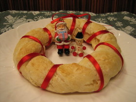 HM&豆腐deクリスマスリースパン◆◇