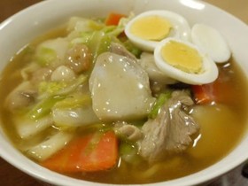 里芋de正麺味噌ちゃんぽん風