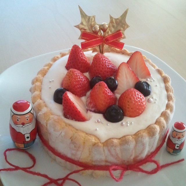 シャルロットケーキ いちごのババロア レシピ 作り方 By Ikuko クックパッド