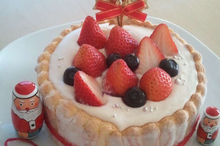 シャルロットケーキ いちごのババロア レシピ 作り方 By Ikuko クックパッド 簡単おいしいみんなのレシピが352万品