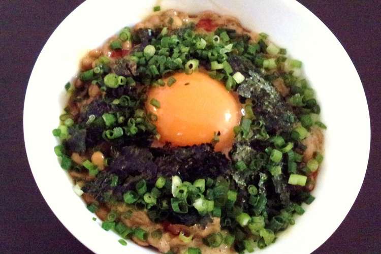 簡単美味しい ねぎたまノリノリ納豆ごはん レシピ 作り方 By Gontom クックパッド 簡単おいしいみんなのレシピが349万品