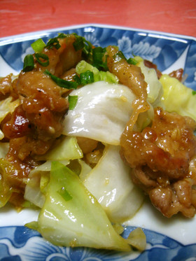 豚とキャベツを味噌だれで(新・回鍋肉)