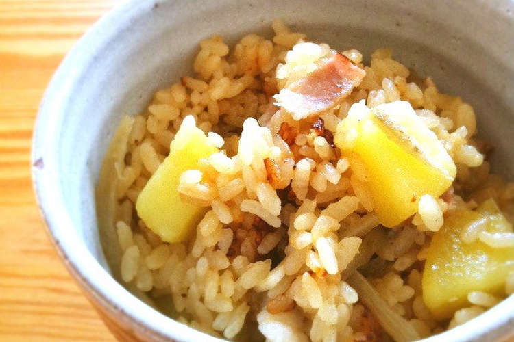 じゃがいも ベーコンのバター醤油ごはん レシピ 作り方 By さらさ クックパッド 簡単おいしいみんなのレシピが352万品