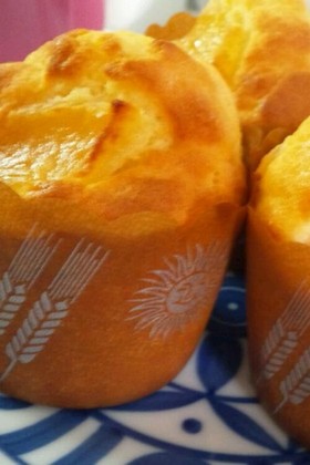 しっとりリンゴのマフィンケーキ
