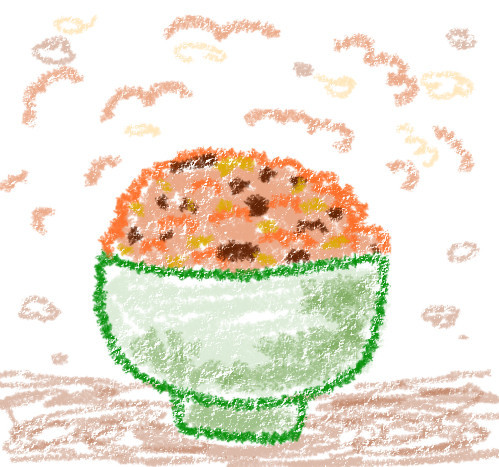 舞茸の炊き込みご飯の画像