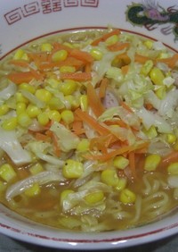 野菜たっぷり味噌ラーメン♪