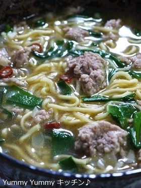 マルちゃん正麺de簡単☆台湾ラーメン風♪