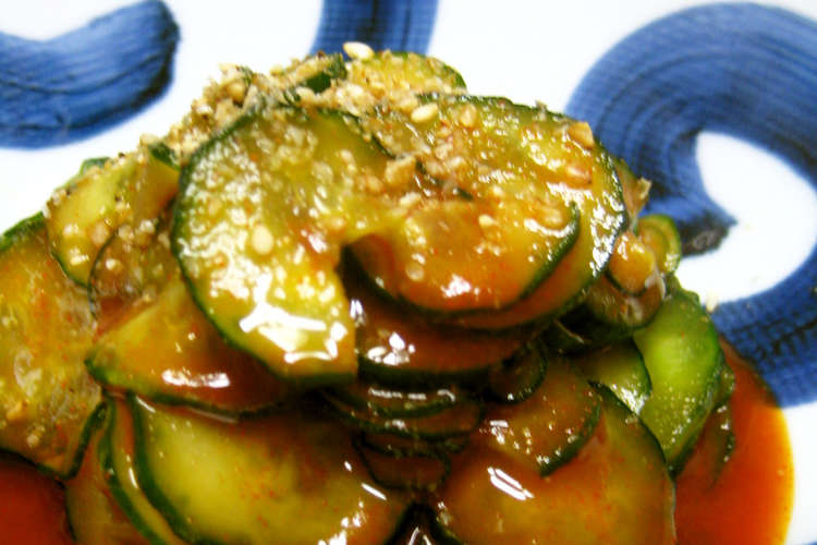 きゅうりだけで副菜 コチュジャン和え レシピ 作り方 By 花の嵐 クックパッド 簡単おいしいみんなのレシピが352万品