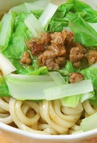 台湾家庭料理～そぼろラーメン（肉燥乾麺）