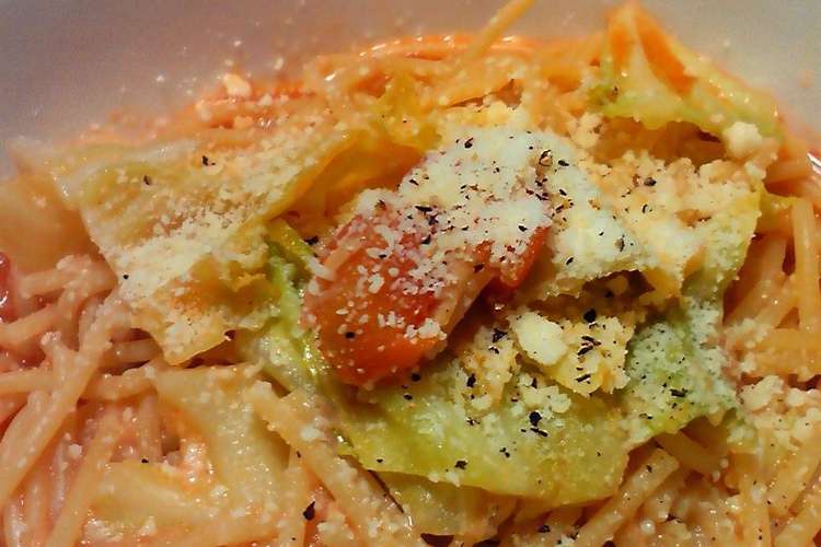 ひとりランチ 簡単トマトパスタ レシピ 作り方 By 旅好き掃除屋の奥さん クックパッド