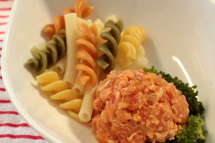 離乳食後期 トマトソースのパスタ レシピ 作り方 By マぷらす クックパッド 簡単おいしいみんなのレシピが375万品