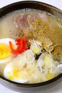 塩豚でとんこつラーメン